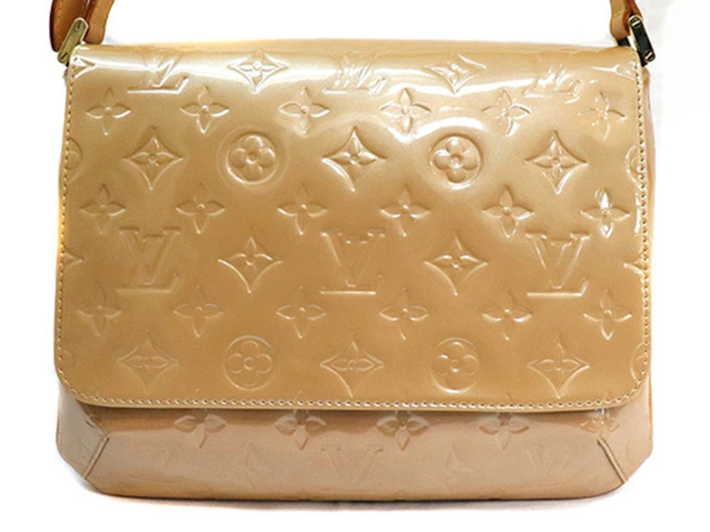 Louis Vuitton Thompson Street Shoulder Bag Vernis Noisette